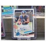 (4) Assorted NFL Jersey Cards & (1) NFL Auto Card