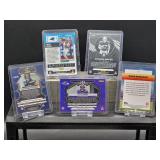 (5) Assorted NFL Football Player Rookie Cards