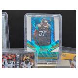 (5) Assorted NFL Football Rookie Player Cards