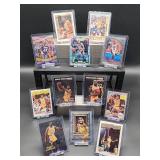 (12) Assorted Lakers HOF Great "Erving Magic Johnson" NBA Cards