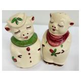 Vintage Shawnee Pottery Pig Salt and Pepper Shaker Set