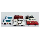 Set of 8 Vintage Matchbox Emergency Vehicles by Lesney