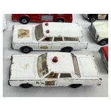 Set of 8 Vintage Matchbox Emergency Vehicles by Lesney