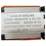 Set of 8 Vintage Matchbox Emergency Vehicles by Lesney