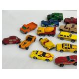 Lot of 20 Vintage Diecast Toy Cars and Trucks Assorted Styles