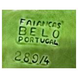 Vintage Bordallo Pinheiro-Style Portuguese Cabbageware Tureen and Condiment Bowls Set