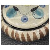 Hand-Painted Mexican Pottery Trinket Dish