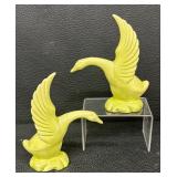 Pair of Mid-Century Ceramic Bird Figurines