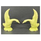 Pair of Mid-Century Ceramic Bird Figurines