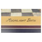 Framed Randal Spangler Limited Edition Print "Moonlight Bath"