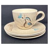 Vintage Redwing Bob White Patterned Dinnerware