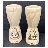 Vintage Red Wing Bob White Stoneware Platter, Pitcher and Salt & Pepper Shakers Set