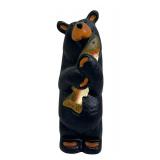 Big Sky Carvers Solid Western Pine Bear Sculpture