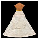 Vintage Teepee Shaped Hanky and Pantyhose Laundry Bag