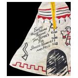 Vintage Teepee Shaped Hanky and Pantyhose Laundry Bag