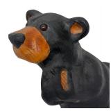 Big Sky Carvers Solid Wood Bear Sculpture by Jeff Fleming