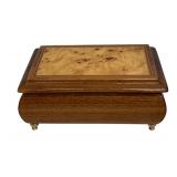 Inlaid Wood Musical Jewelry Box
