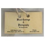 Doug Hicks Wood Hand Carving of Bearded Man