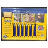 Marples Blue Chip 6-Piece Woodworking Chisel Set with Bonus Mallet