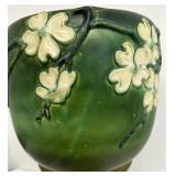 Antique Roseville Pottery Dogwood Jardiniere and Pedestal Set