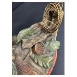 C. M. Russell Signed Bronze Sculpture Girl on Boat