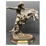 Frederic Remington The Bronco Buster Bronze Statue