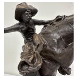 Frederic Remington The Bronco Buster Bronze Statue