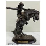 Frederic Remington The Bronco Buster Bronze Statue