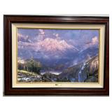Thomas Kinkade Limited Edition Framed Canvas Twilight Vista