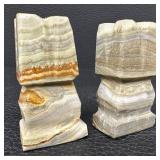 Onyx Stone Chess Set with Carved Board and Pieces