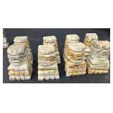 Onyx Stone Chess Set with Carved Board and Pieces