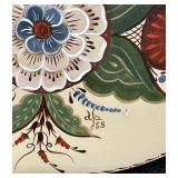 Scandinavian Folk Art Painted Kurbits Box by Dorothy F. Anderson, 1988