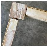 Ornate Vintage Rectangular Marble Top Table with Gilded Carved Wood Base