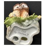 Andrea by Sadek Elf Owl Porcelain Figure