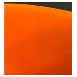 Vintage Kartell 860 Orange Plastic Chair by Prof Joe Colombo, Made in Italy