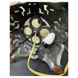 Vintage Victorian Hand Painted Yellow Rose Gone with the Wind Lamp