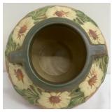 Roseville Pottery Dahlrose Vase with Raised Floral Design - 1920-1928