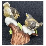 Andrea by Sadek Chickadees Porcelain Figurine 1983
