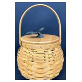 Longaberger Pumpkin Patch Basket with Lid, Fall Liners, and Accessories