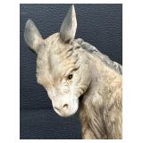 Vintage Hand-Painted Ceramic Donkey Figurine, Made in Japan