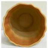 Roseville Pottery Green Glazed Ribbed Plant Pot - 80-6