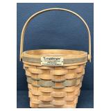 Longaberger Christmas Collection 1988 Poinsettia Basket with Liner