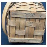 Longaberger Christmas Collection 1988 Poinsettia Basket with Liner