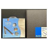 Sheaffer Classic Calligraphy Pen Set with Blick Hardbound Sketch Book