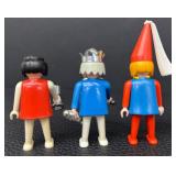 Set of 9 Vintage Playmobil Knights, Ghost, and Medieval Figures