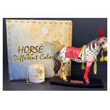 Horse of a Different Color Cherokee Warrior Figurine - #20308 - Mustang with Box and Tag