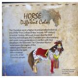 Horse of a Different Color Cherokee Warrior Figurine - #20308 - Mustang with Box and Tag