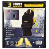Holmes Workwear Goatskin Winter Leather Gloves Size Medium - Two Pairs