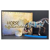 Horse of a Different Color Hohokam Basket - #20304 Limited Edition Figurine