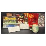 Stangl Pottery Collectibles Group with Limited Edition Plaque, Mug, and Catalogs